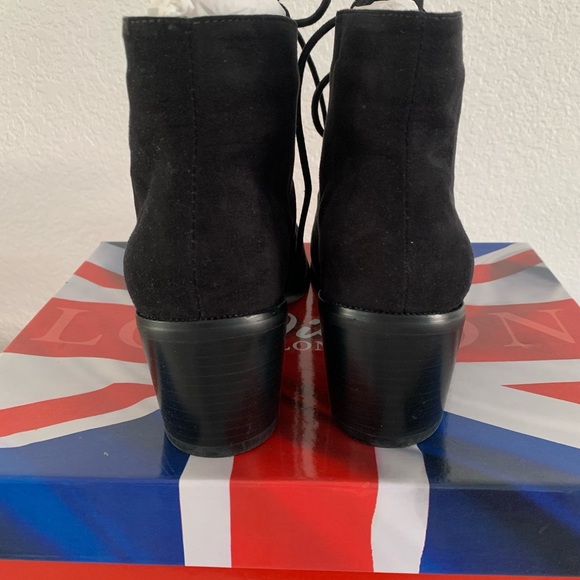 Diba London Dixie Black Ankle Boots Size 8.5 M - Picture 5 of 7